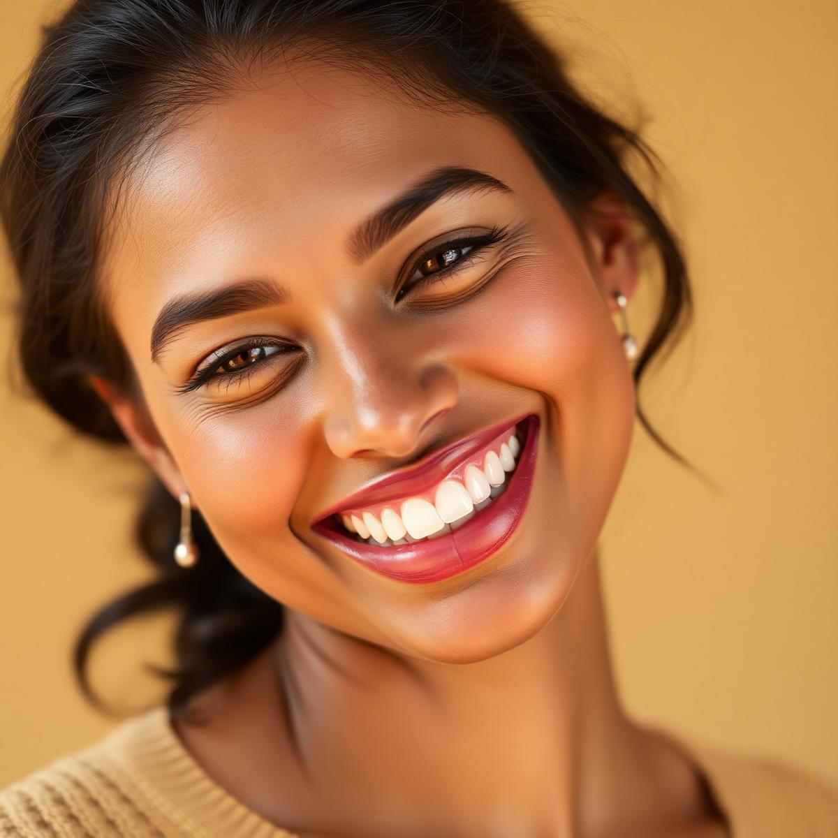 Patient smiling confidently after dental treatment